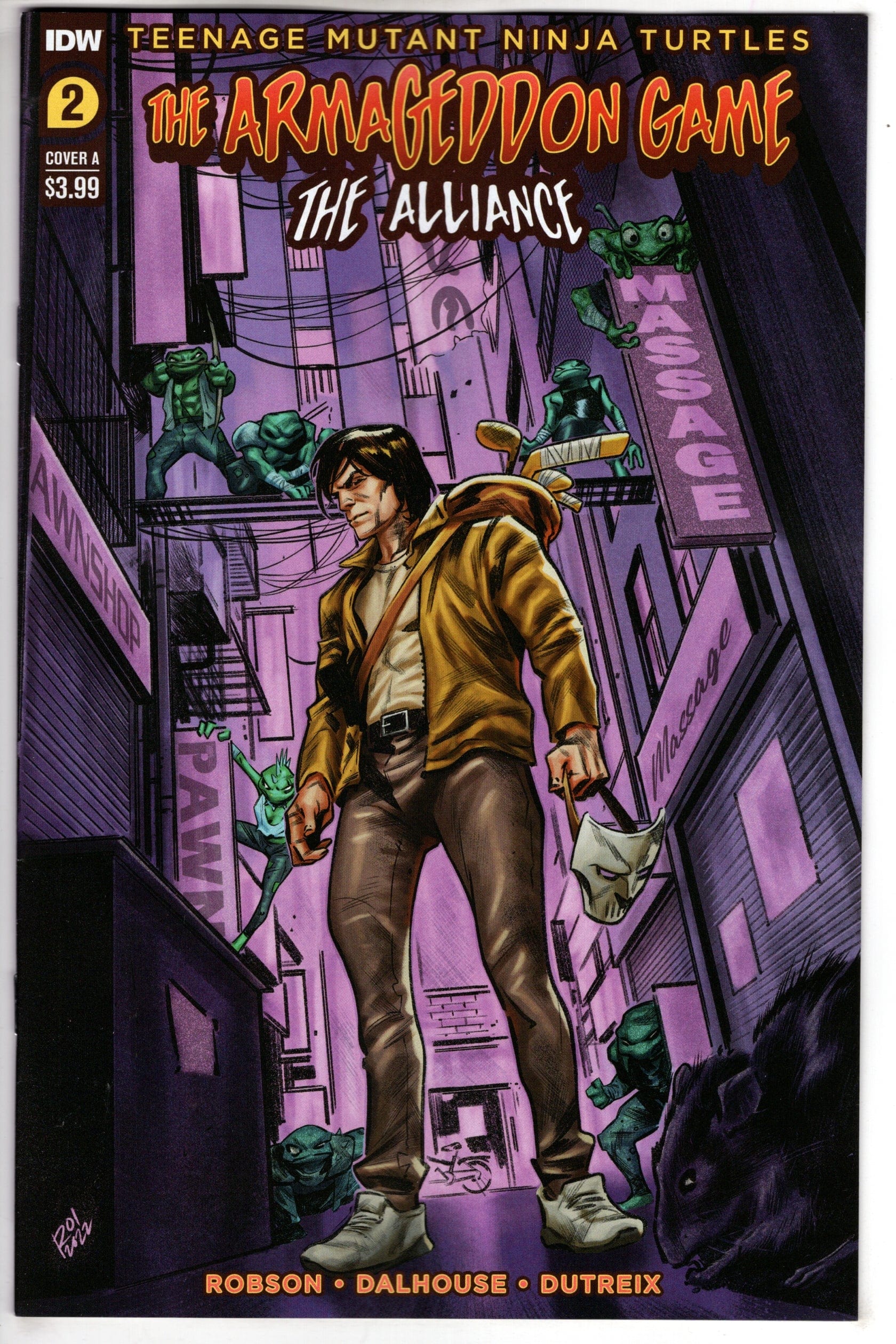 IDW PUBLISHING COMIC BOOK TMNT ARMAGEDDON GAME ALLIANCE #2 CVR A MERCADO