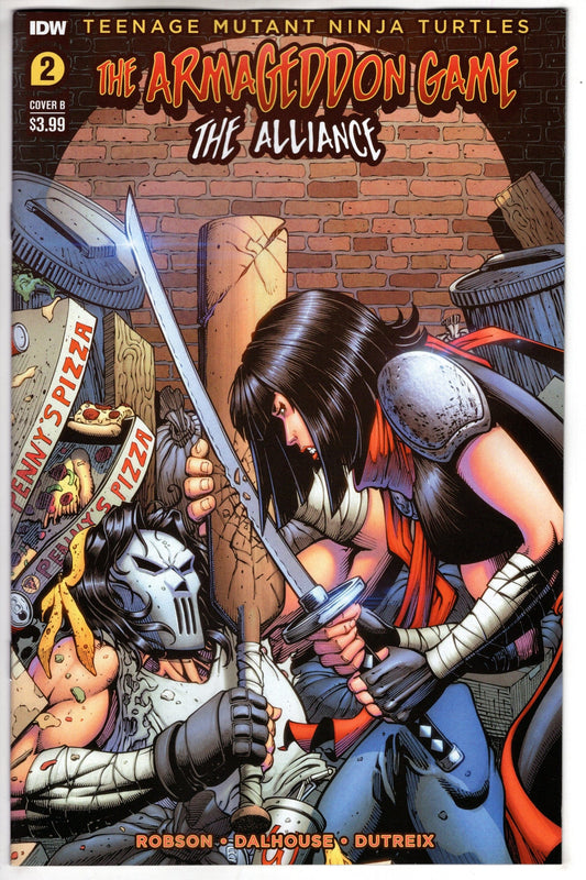 IDW PUBLISHING COMIC BOOK TMNT ARMAGEDDON GAME ALLIANCE #2 CVR B ROBSON