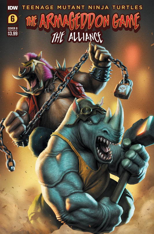 IDW PUBLISHING COMIC BOOK TMNT ARMAGEDDON GAME ALLIANCE #6 CVR B SOARES