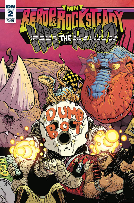 IDW PUBLISHING COMIC BOOK TMNT BEBOP ROCKSTEADY HIT THE ROAD #2 (OF 5) CVR A PITARRA