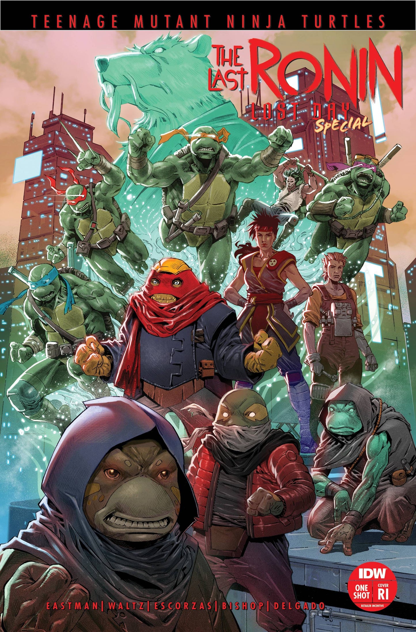 IDW PUBLISHING COMIC BOOK TMNT LAST RONIN LOST DAY SPECIAL CVR D 25 COPY INCV ESCORZAS