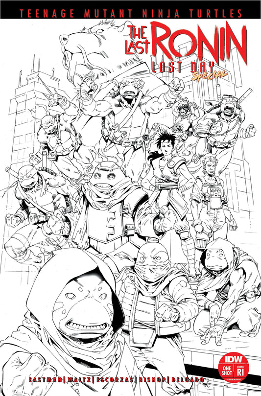 IDW PUBLISHING COMIC BOOK TMNT LAST RONIN LOST DAY SPECIAL CVR E 50 COPY INCV ESCORZAS