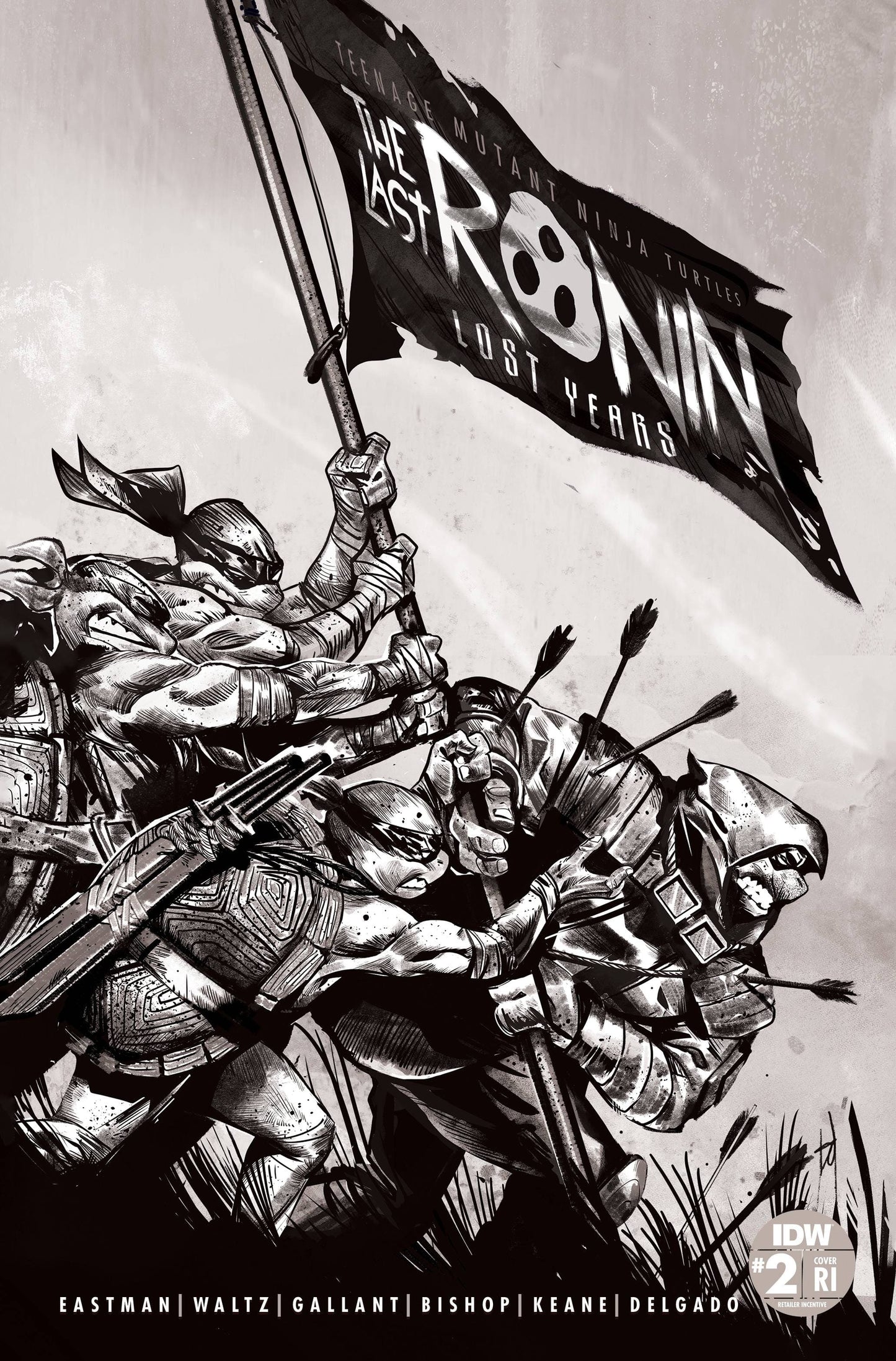 IDW PUBLISHING COMIC BOOK TMNT LAST RONIN LOST YEARS #2 CVR E 50 COPY INCV (RES)