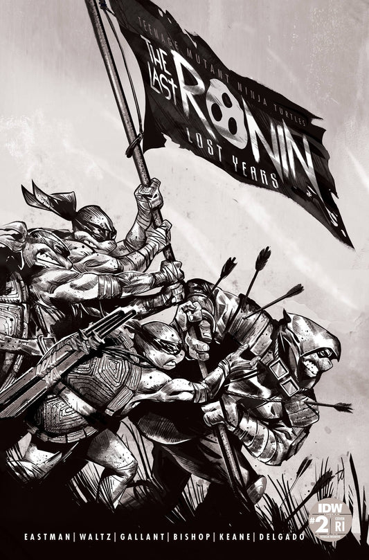 IDW PUBLISHING COMIC BOOK TMNT LAST RONIN LOST YEARS #2 CVR E 50 COPY INCV (RES)