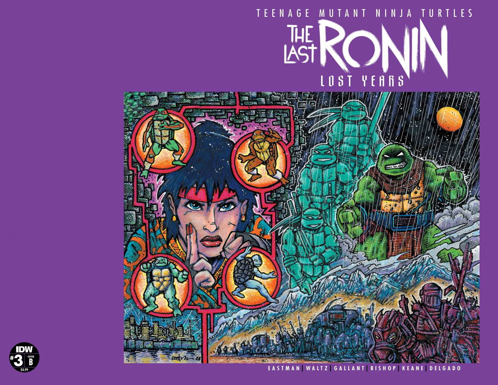 IDW PUBLISHING COMIC BOOK TMNT LAST RONIN LOST YEARS #3 CVR B EASTMAN BISHOP