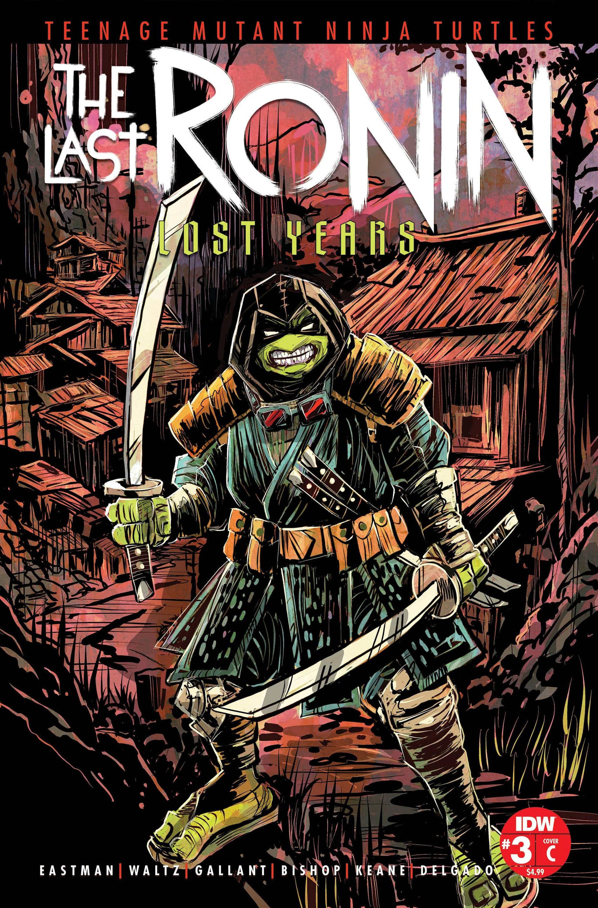 IDW PUBLISHING COMIC BOOK TMNT LAST RONIN LOST YEARS #3 CVR C SMITH