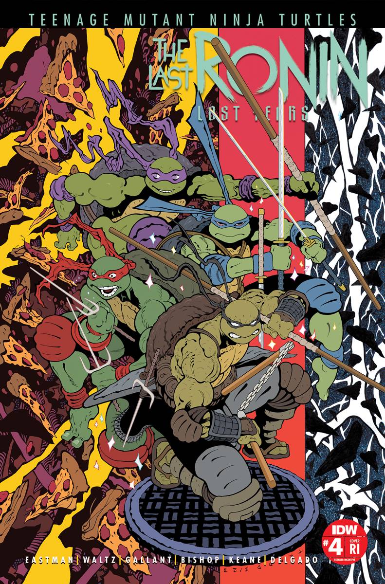 IDW PUBLISHING COMIC BOOK TMNT LAST RONIN LOST YEARS #4 CVR D 25 COPY INCV MOORE