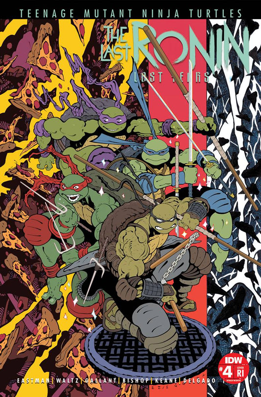 IDW PUBLISHING COMIC BOOK TMNT LAST RONIN LOST YEARS #4 CVR D 25 COPY INCV MOORE