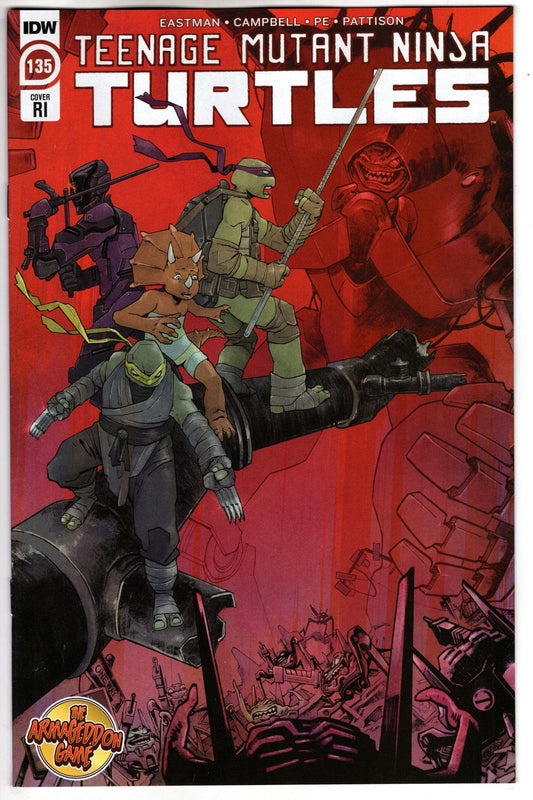 IDW PUBLISHING COMIC BOOK TMNT ONGOING #135 CVR RI VARIANT