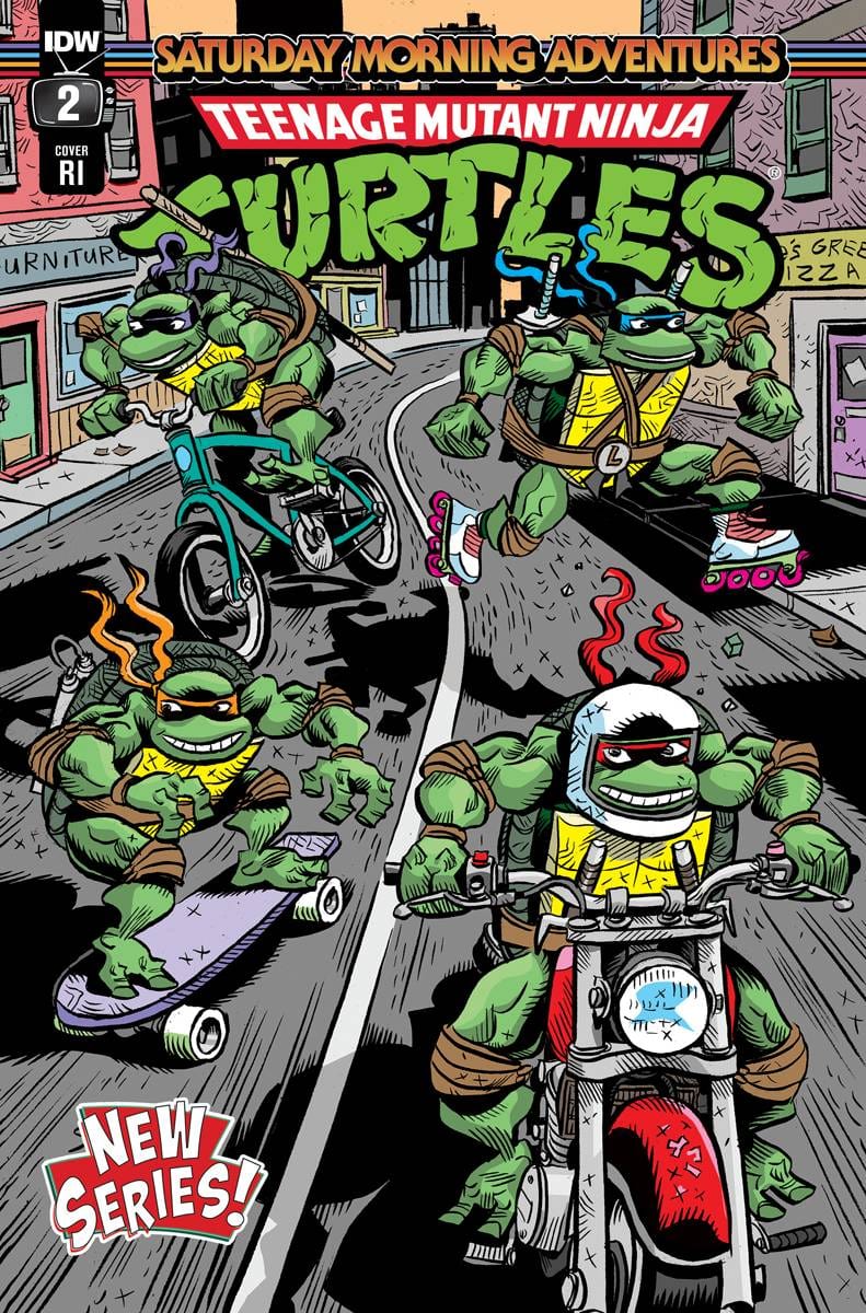 IDW PUBLISHING COMIC BOOK TMNT SATURDAY MORNING ADV CONTINUED #2 CVR D 10 COPY INCV LA