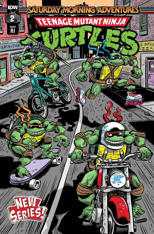 IDW PUBLISHING COMIC BOOK TMNT SATURDAY MORNING ADV CONTINUED #2 CVR D 10 COPY INCV LA