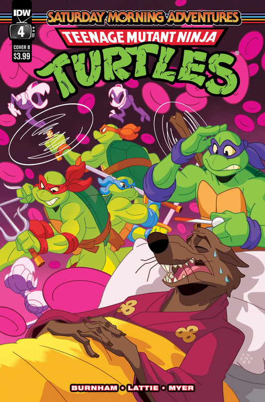 IDW PUBLISHING COMIC BOOK TMNT SATURDAY MORNING ADVENTURES #4 CVR B GALLOWAY