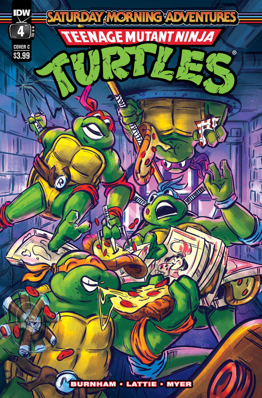 IDW PUBLISHING COMIC BOOK TMNT SATURDAY MORNING ADVENTURES #4 CVR C BRENDA CHI