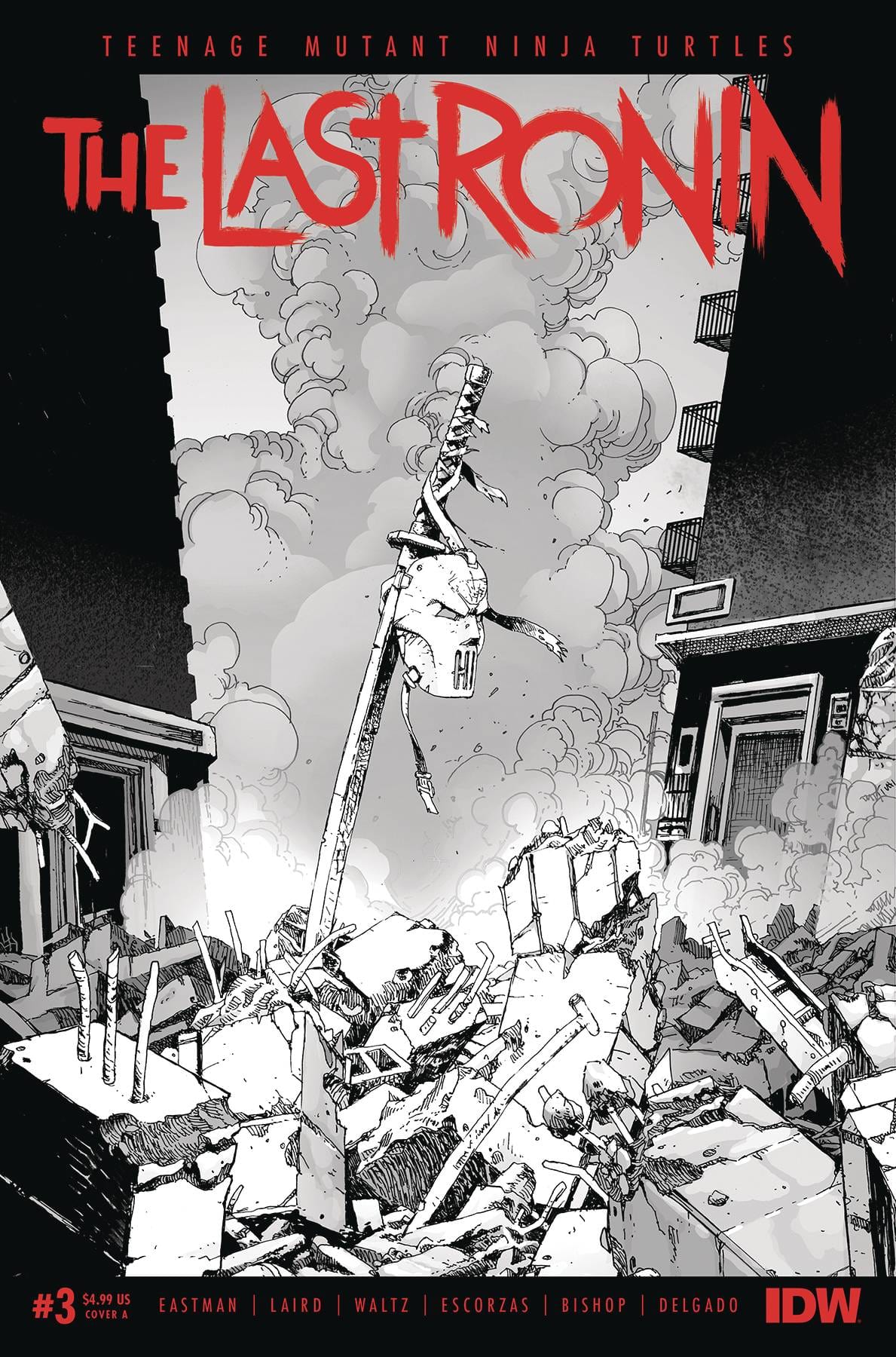 IDW PUBLISHING COMIC BOOK TMNT THE LAST RONIN #3 REISSUE CVR A ESCORZAS (MR)