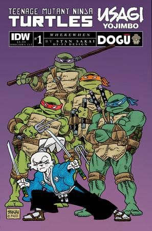 IDW PUBLISHING COMIC BOOK TMNT USAGI YOJIMBO WHEREWHEN #1 DIRECTORS CUT
