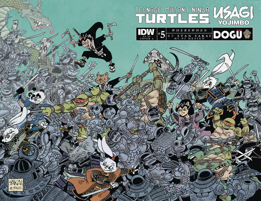 IDW PUBLISHING COMIC BOOK TMNT USAGI YOJIMBO WHEREWHEN #5 CVR A SAKAI