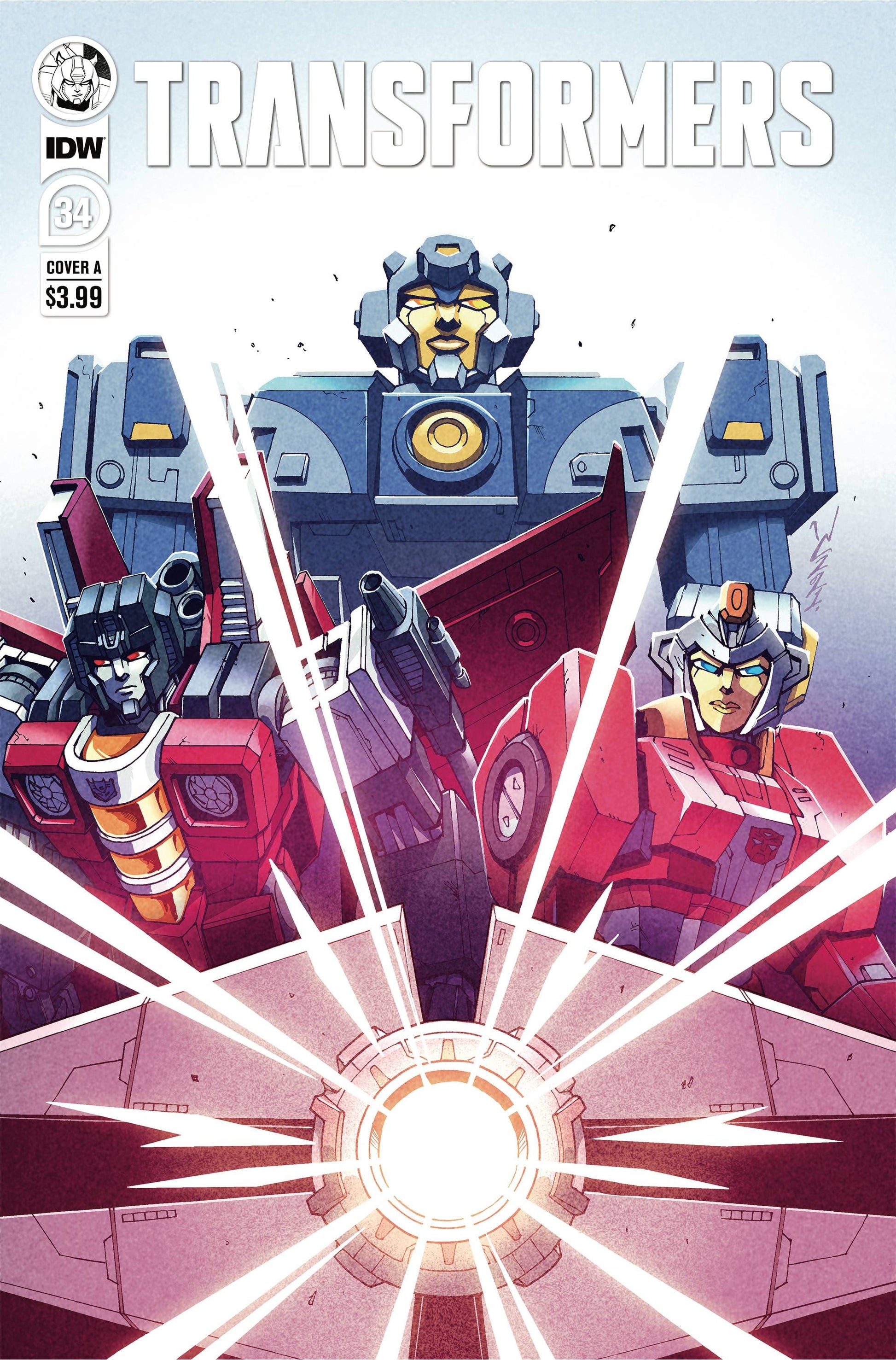 IDW PUBLISHING COMIC BOOK TRANSFORMERS #34 CVR A CHAN