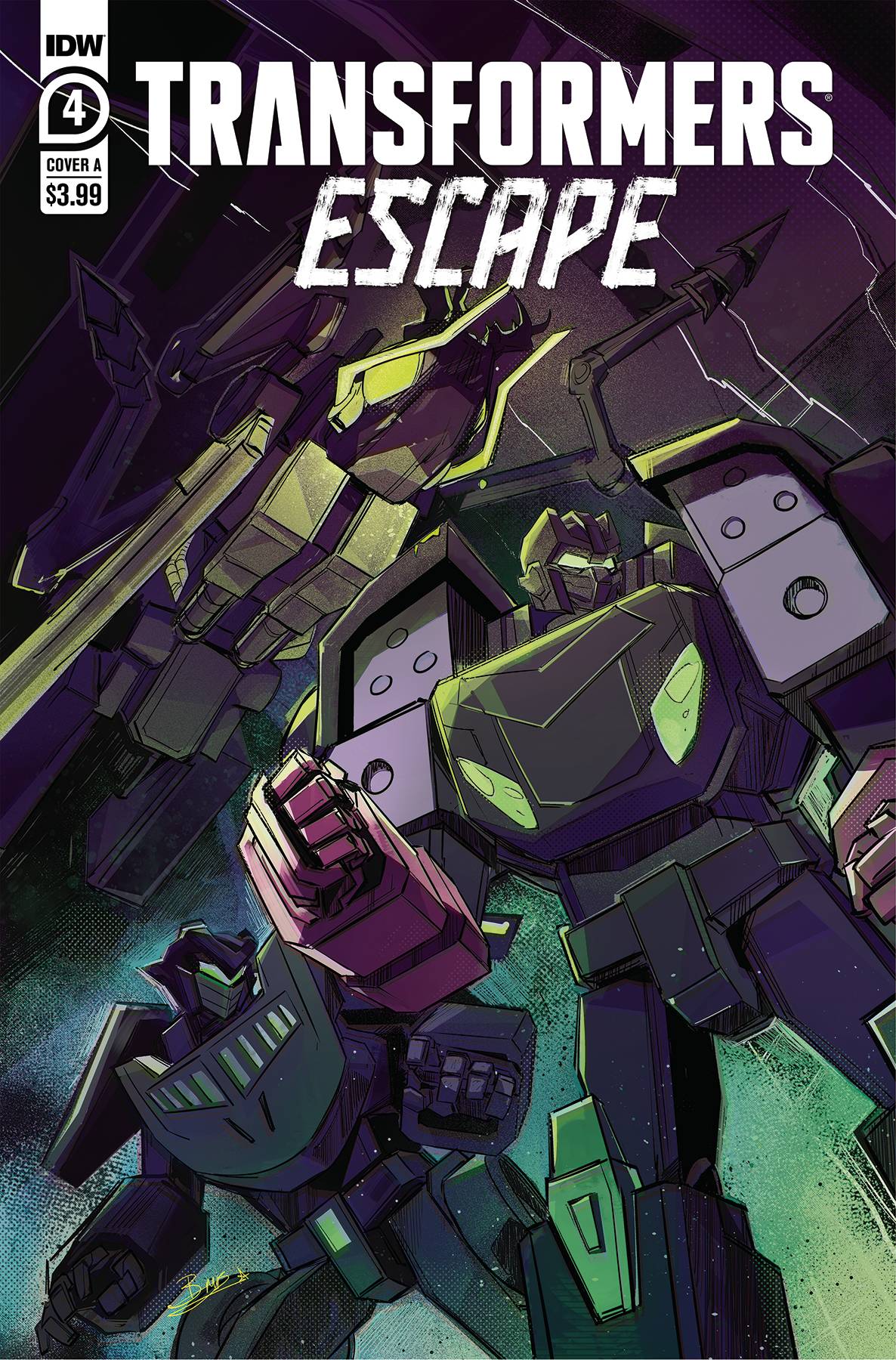 IDW PUBLISHING COMIC BOOK TRANSFORMERS ESCAPE #4 (OF 5) CVR A MCGUIRE-SMITH