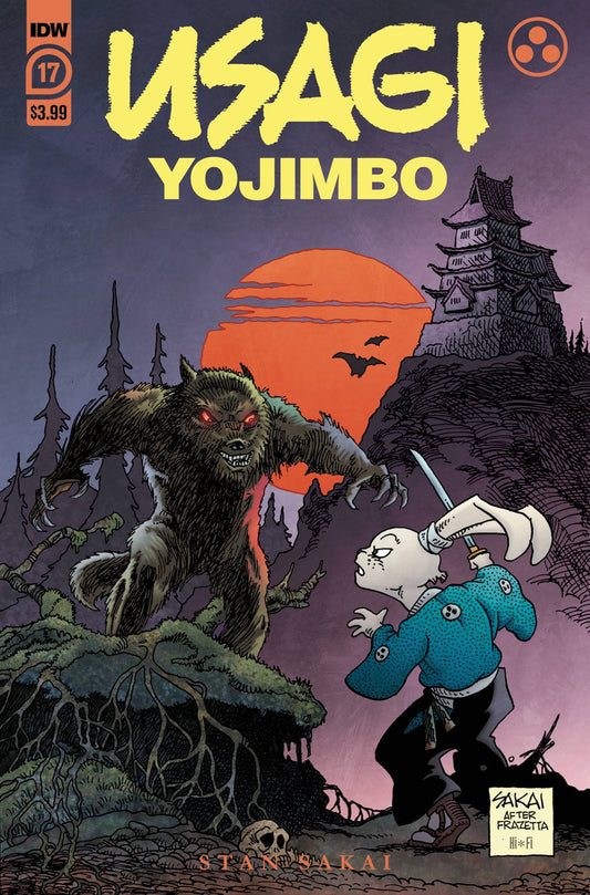 IDW PUBLISHING COMIC BOOK USAGI YOJIMBO #17