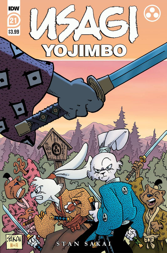 IDW PUBLISHING COMIC BOOK USAGI YOJIMBO #21 CVR A SAKAI