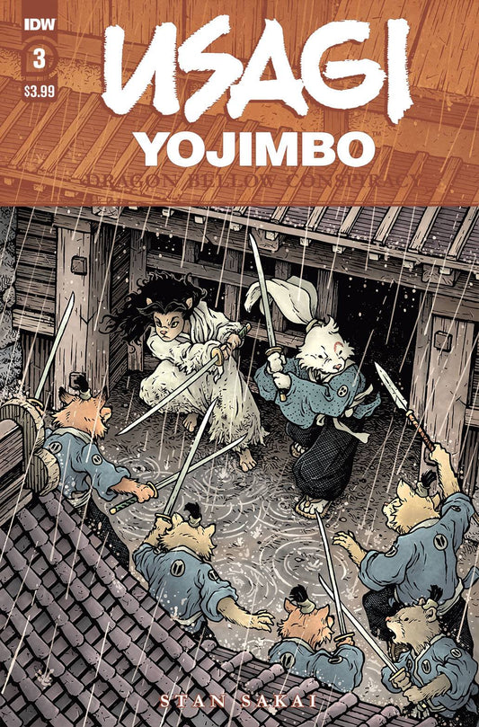 IDW PUBLISHING COMIC BOOK USAGI YOJIMBO DRAGON BELLOW CONSPIRACY #3 (OF 6)