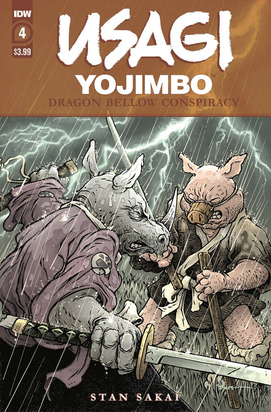 IDW PUBLISHING COMIC BOOK USAGI YOJIMBO DRAGON BELLOW CONSPIRACY #4 (OF 6)