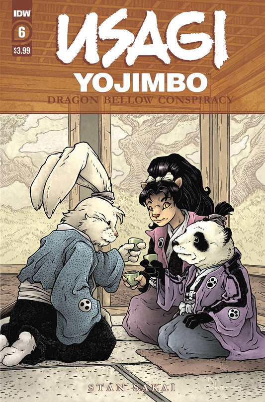IDW PUBLISHING COMIC BOOK USAGI YOJIMBO DRAGON BELLOW CONSPIRACY #6 (OF 6)