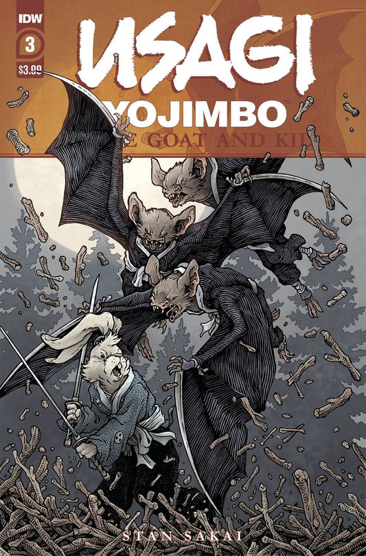 IDW PUBLISHING COMIC BOOK USAGI YOJIMBO LONE GOAT & KID #3 (OF 6)