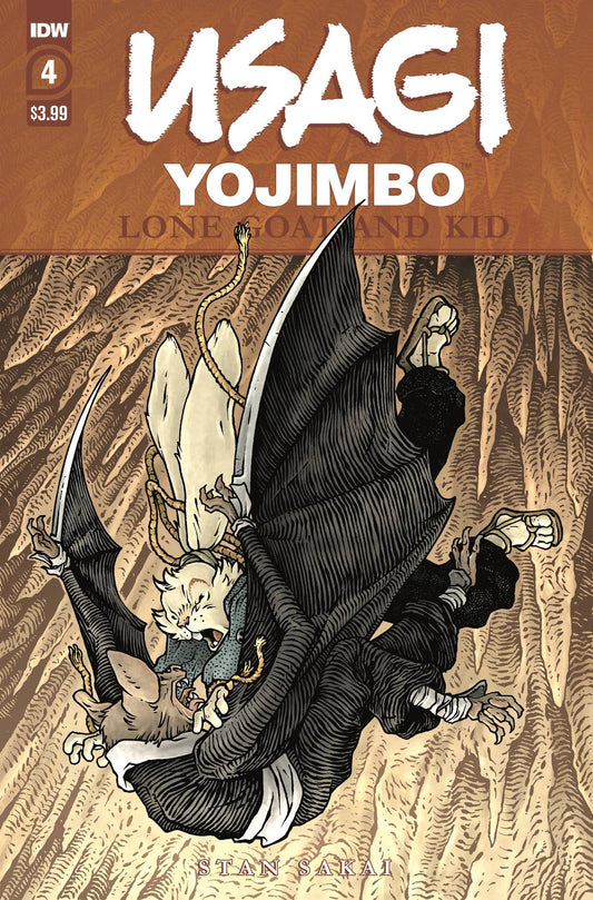 IDW PUBLISHING COMIC BOOK USAGI YOJIMBO LONE GOAT & KID #4 (OF 6)