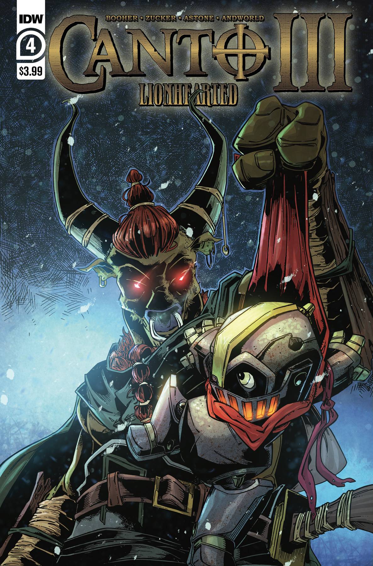 IDW PUBLISHING COMIC BOOK VF/NM CANTO III LIONHEARTED #4 (OF 6) CVR A ZUCKER