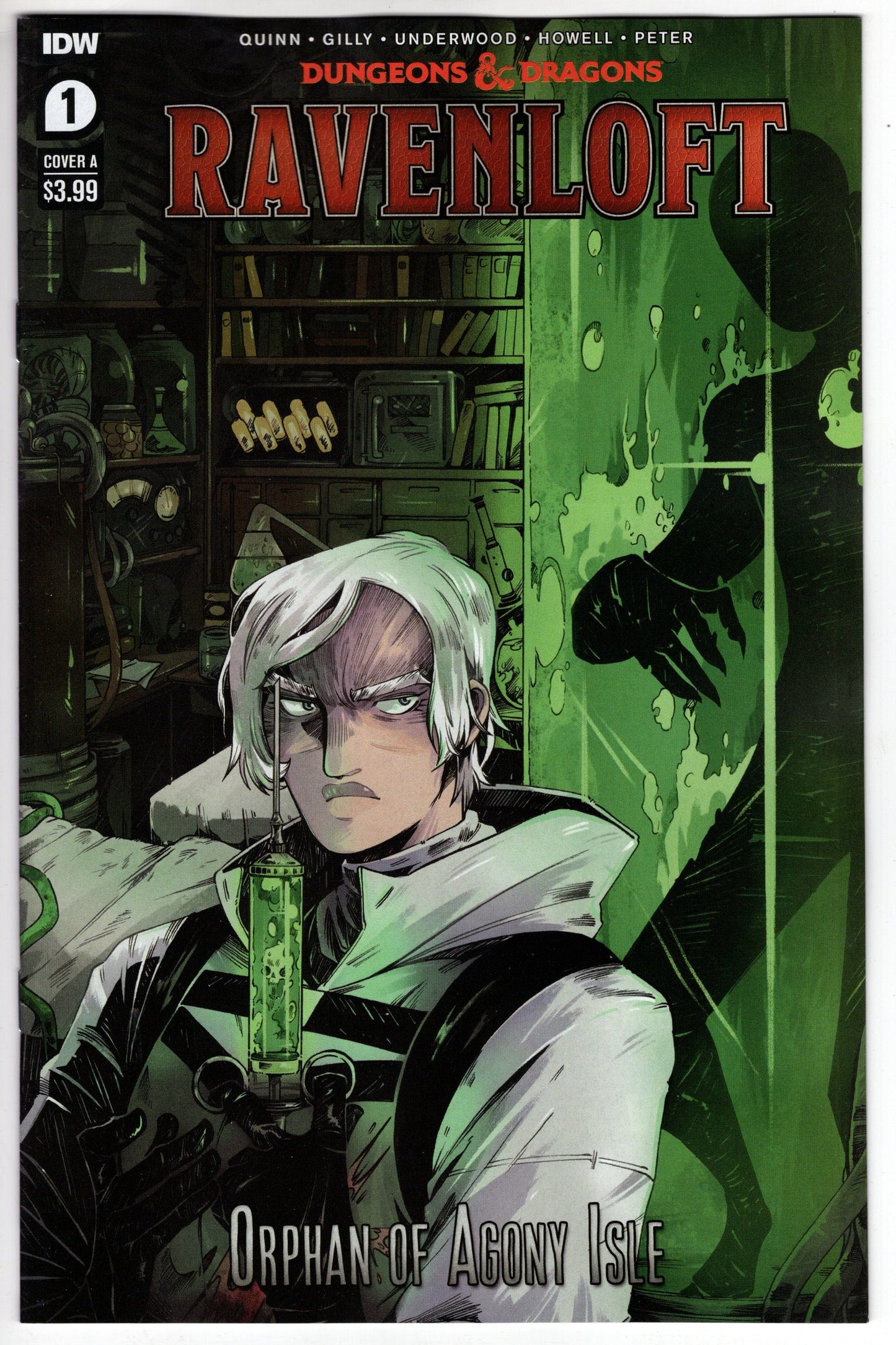 IDW PUBLISHING COMIC BOOK VF/NM D & D RAVENLOFT ORPHAN OF AGONY ISLE #1 CVR A UNDERWOOD
