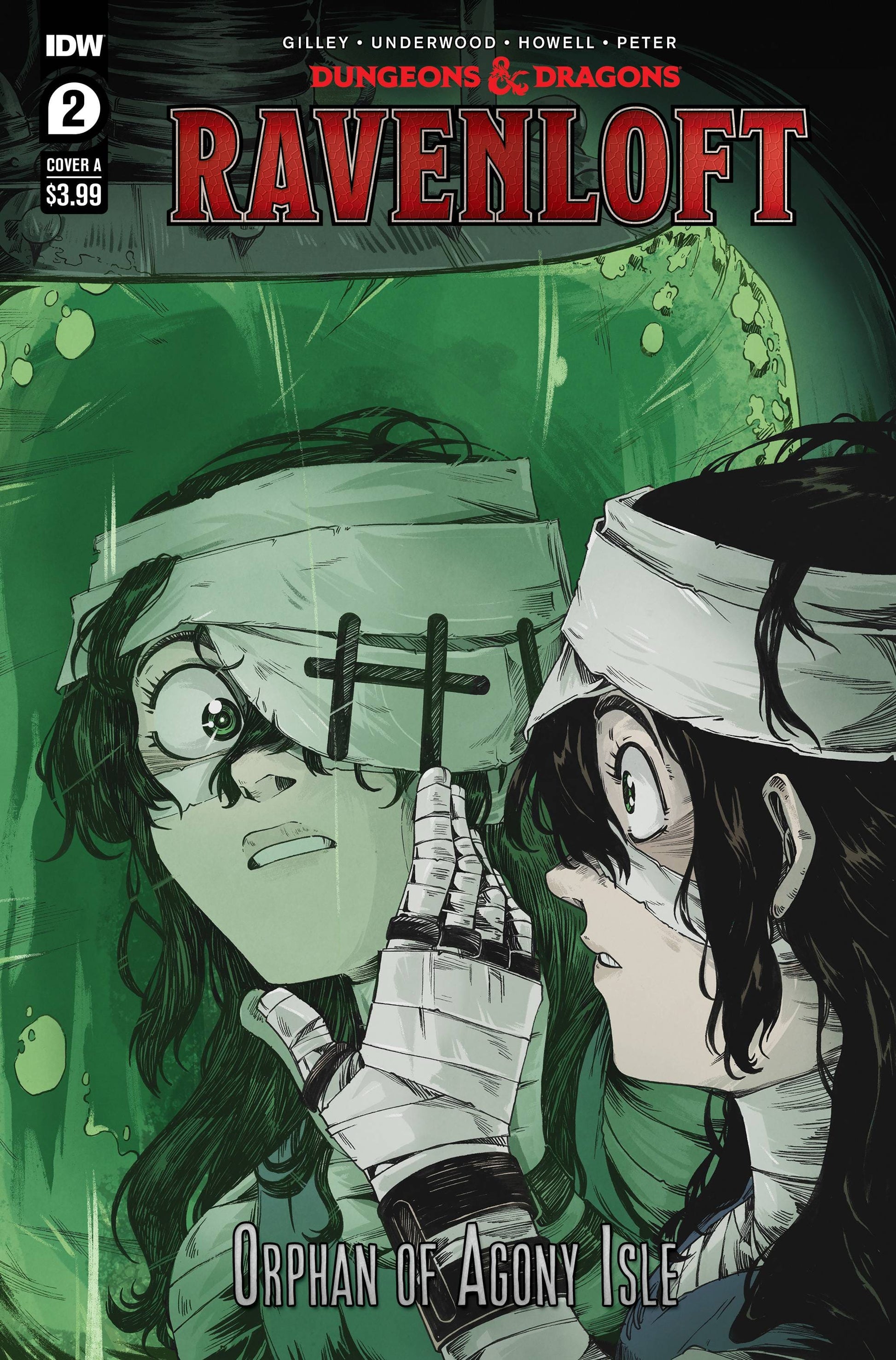 IDW PUBLISHING COMIC BOOK VF/NM D & D RAVENLOFT ORPHAN OF AGONY ISLE #2 CVR A UNDERWOOD (C: