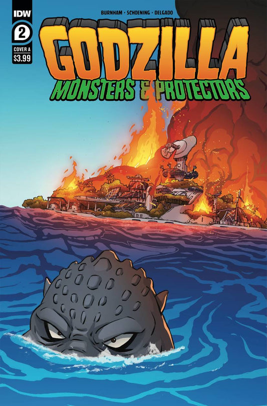IDW PUBLISHING COMIC BOOK VF/NM GODZILLA MONSTERS & PROTECTORS #2 CVR A DAN SCHOENING