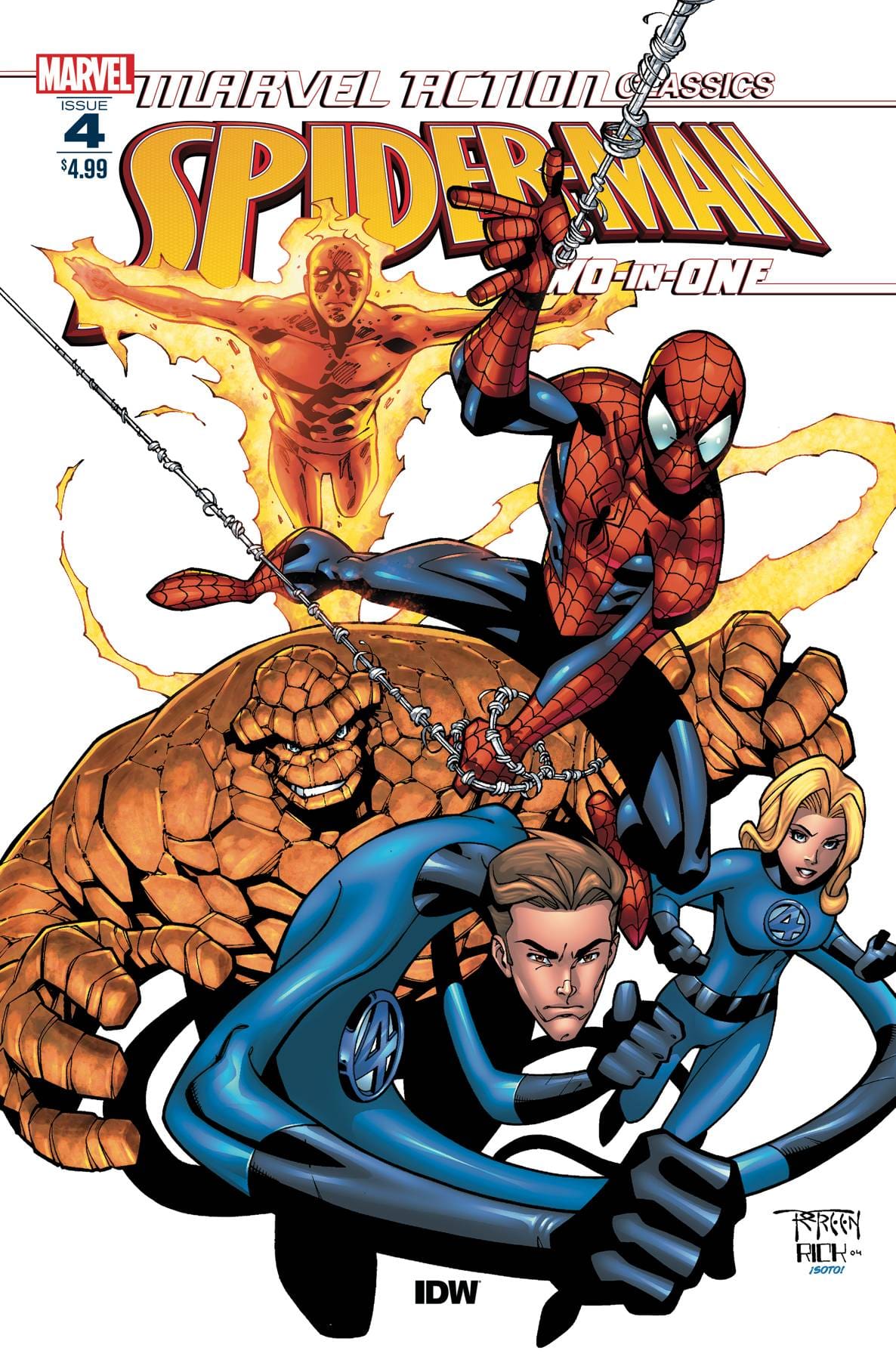 IDW PUBLISHING COMIC BOOK VF/NM MARVEL ACTION CLASSICS SPIDER-MAN TWO IN ONE #4