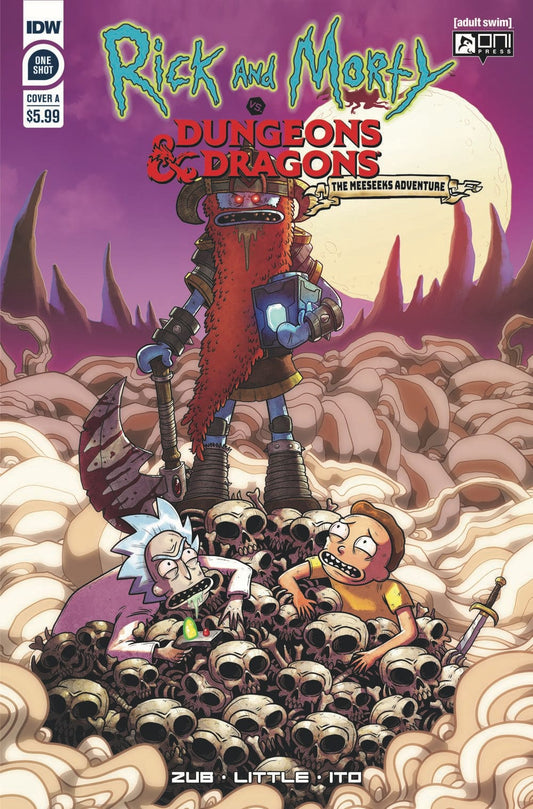 IDW PUBLISHING COMIC BOOK VF/NM RICK & MORTY VS DUNGEONS & DRAGONS MEESEEKS CVR A VASQUEZ