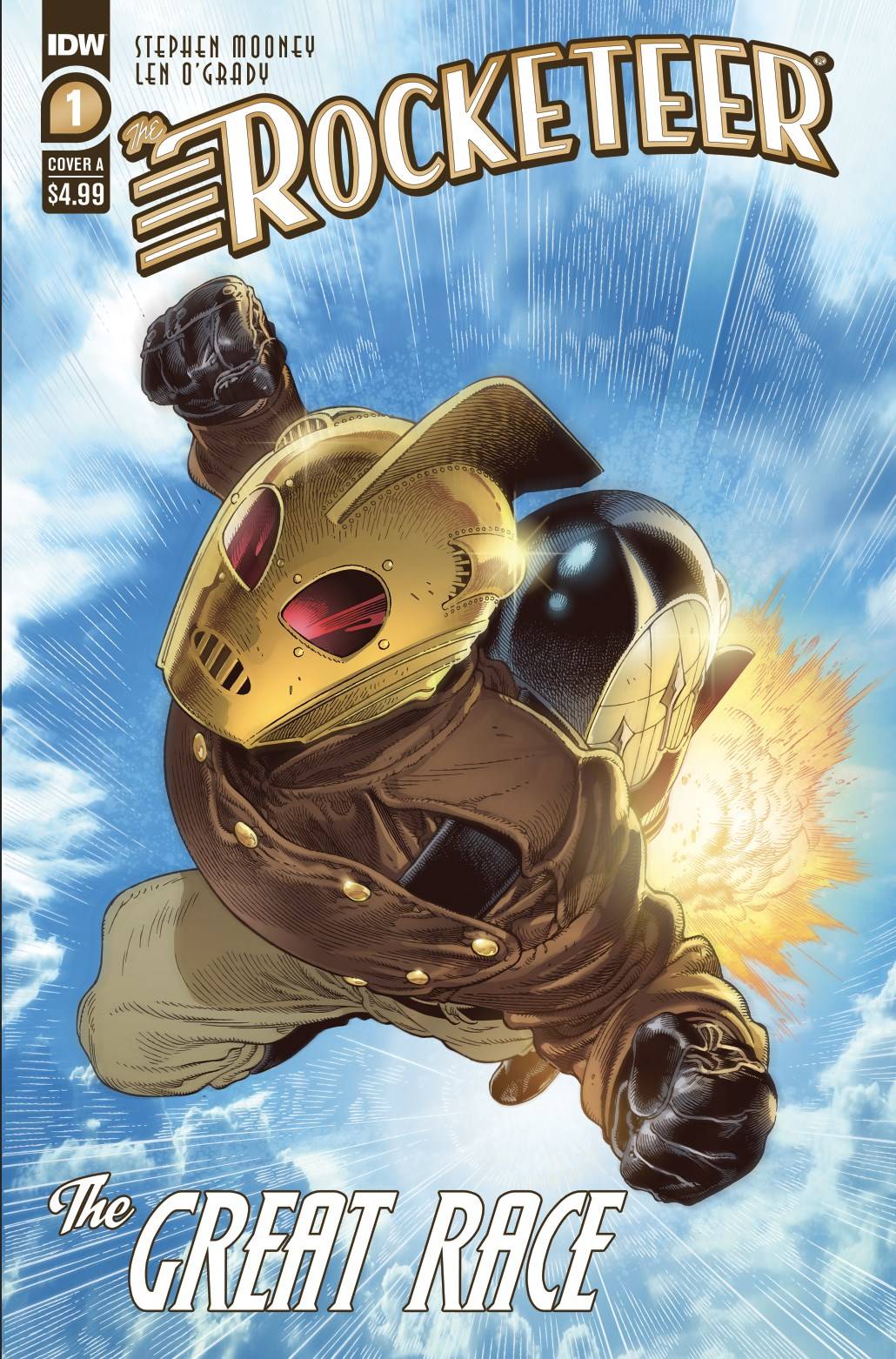 IDW PUBLISHING COMIC BOOK VF/NM ROCKETEER THE GREAT RACE #1 (OF 4) CVR A GABRIEL RODRIGUEZ