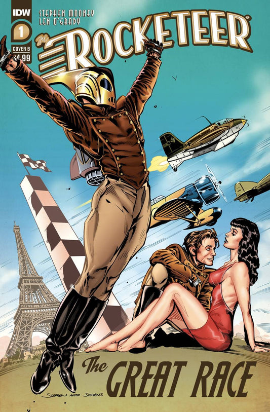 IDW PUBLISHING COMIC BOOK VF/NM ROCKETEER THE GREAT RACE #1 (OF 4) CVR B STEPHEN MOONEY