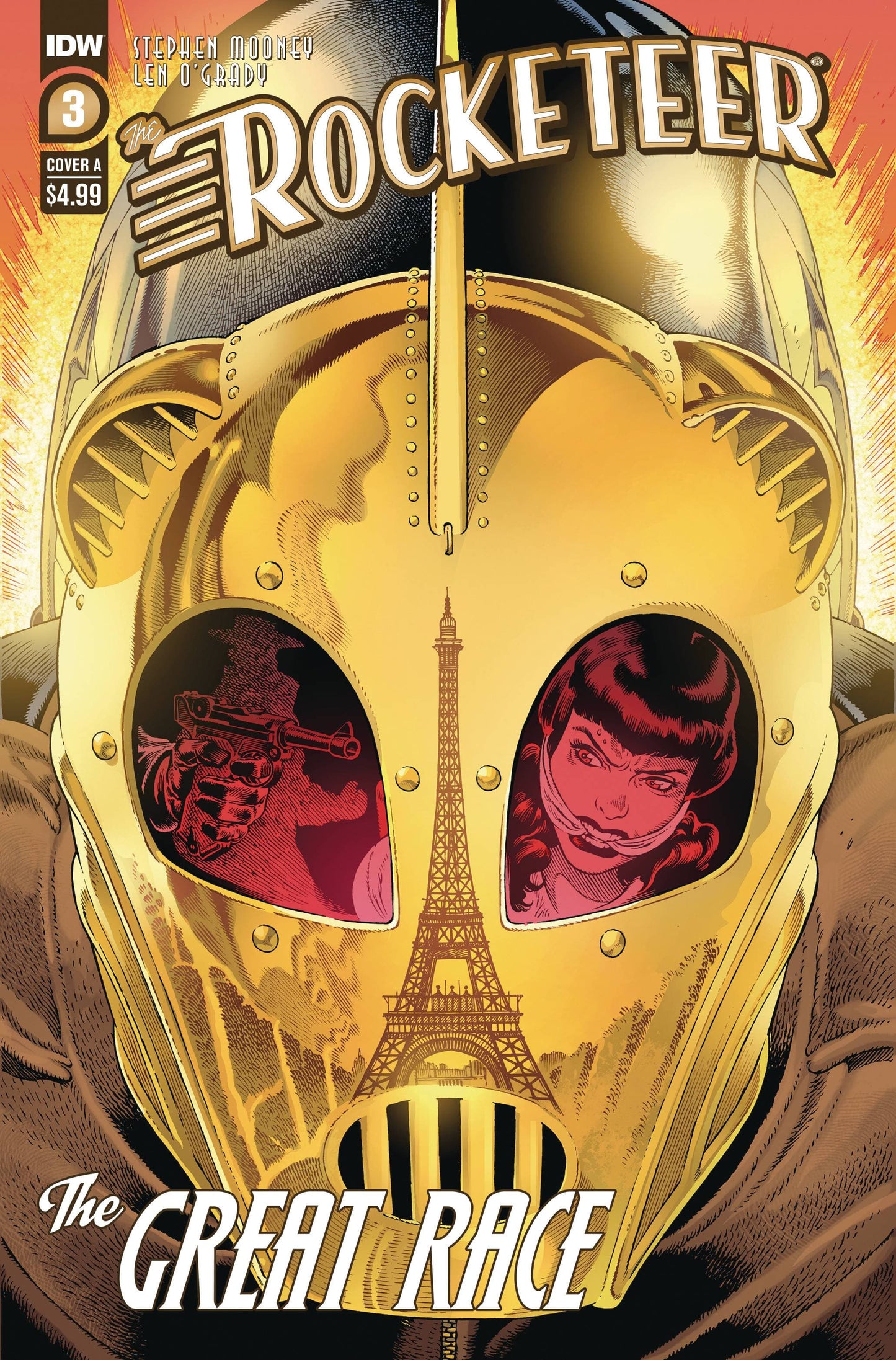 IDW PUBLISHING COMIC BOOK VF/NM ROCKETEER THE GREAT RACE #3 (OF 4) CVR A GABRIEL RODRIGUEZ