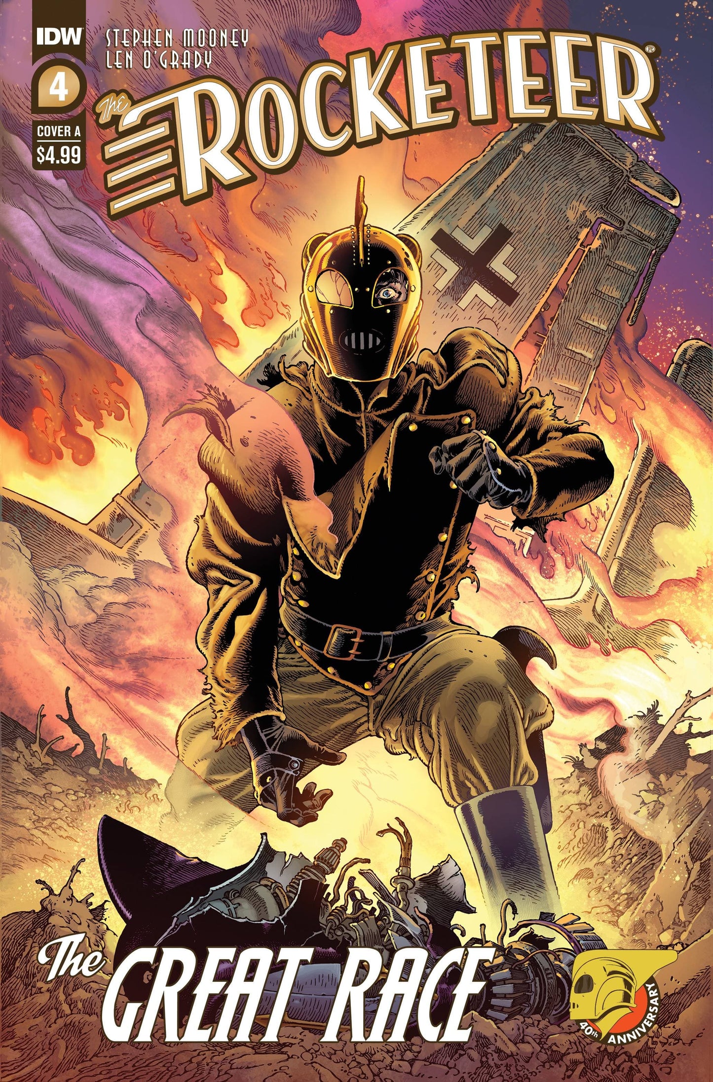 IDW PUBLISHING COMIC BOOK VF/NM ROCKETEER THE GREAT RACE #4 (OF 4) CVR A RODRIGUEZ