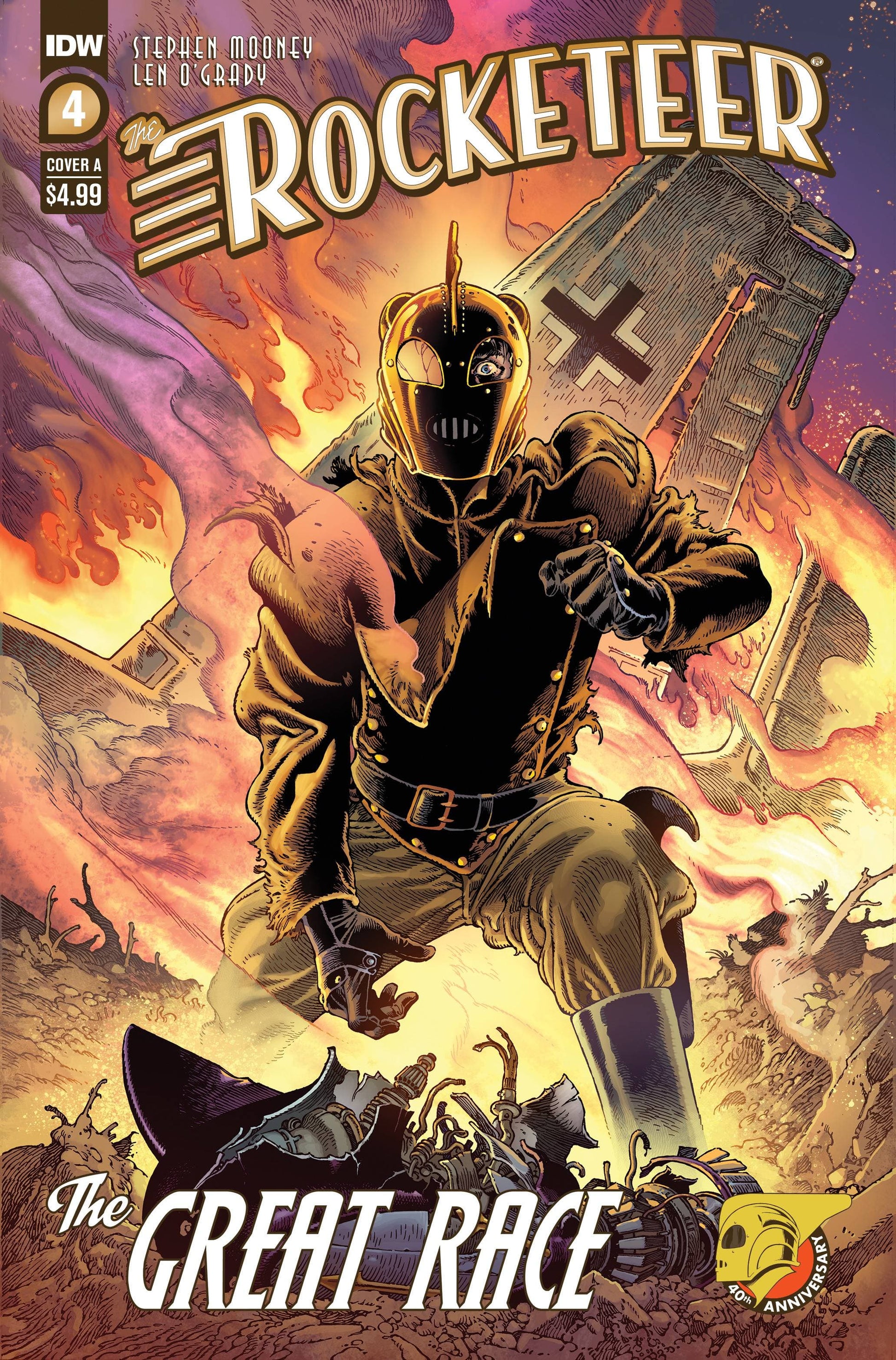 IDW PUBLISHING COMIC BOOK VF/NM ROCKETEER THE GREAT RACE #4 (OF 4) CVR A RODRIGUEZ