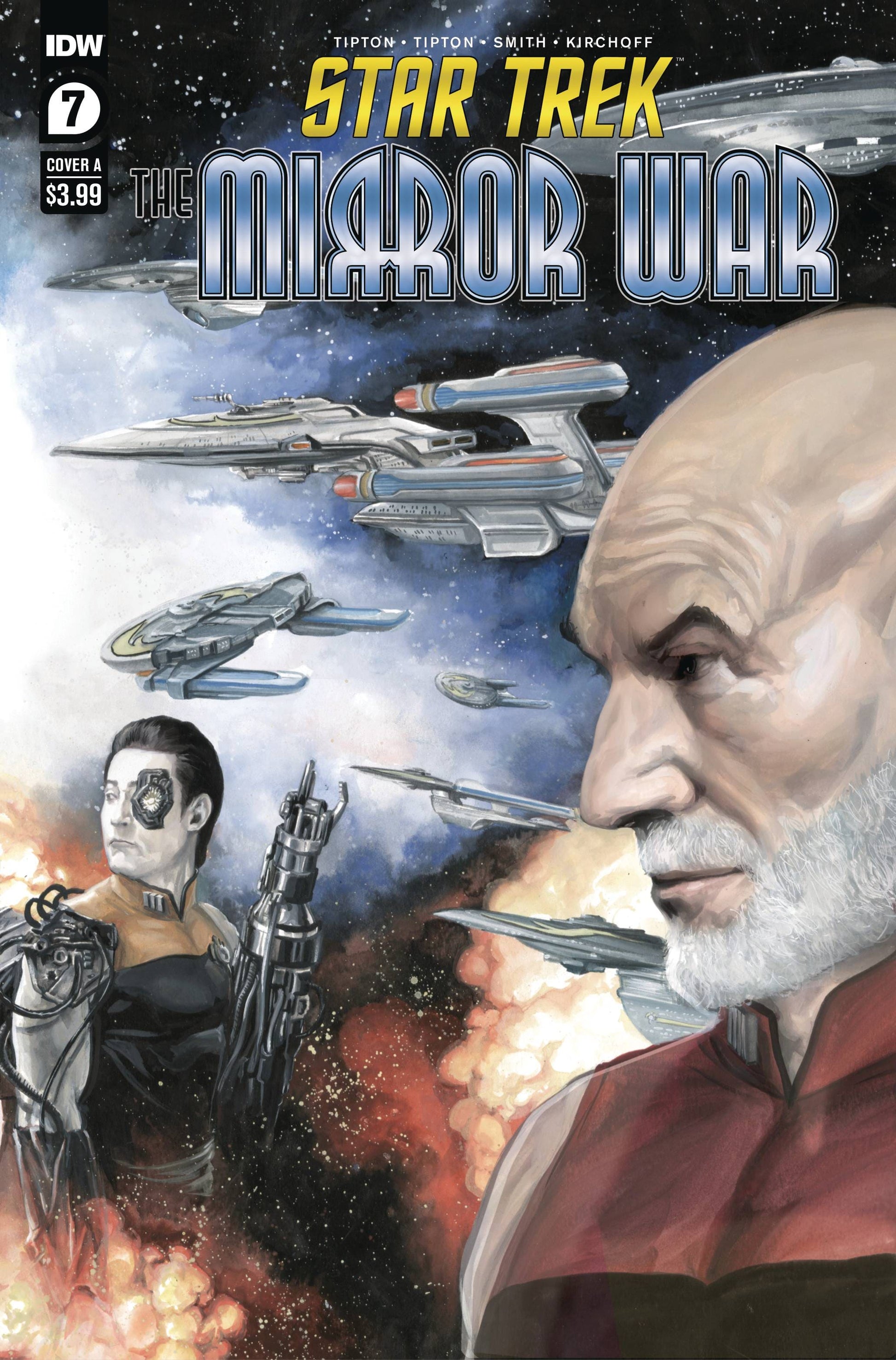 IDW PUBLISHING COMIC BOOK VF/NM STAR TREK MIRROR WAR #7 (OF 8) CVR A WOODWARD