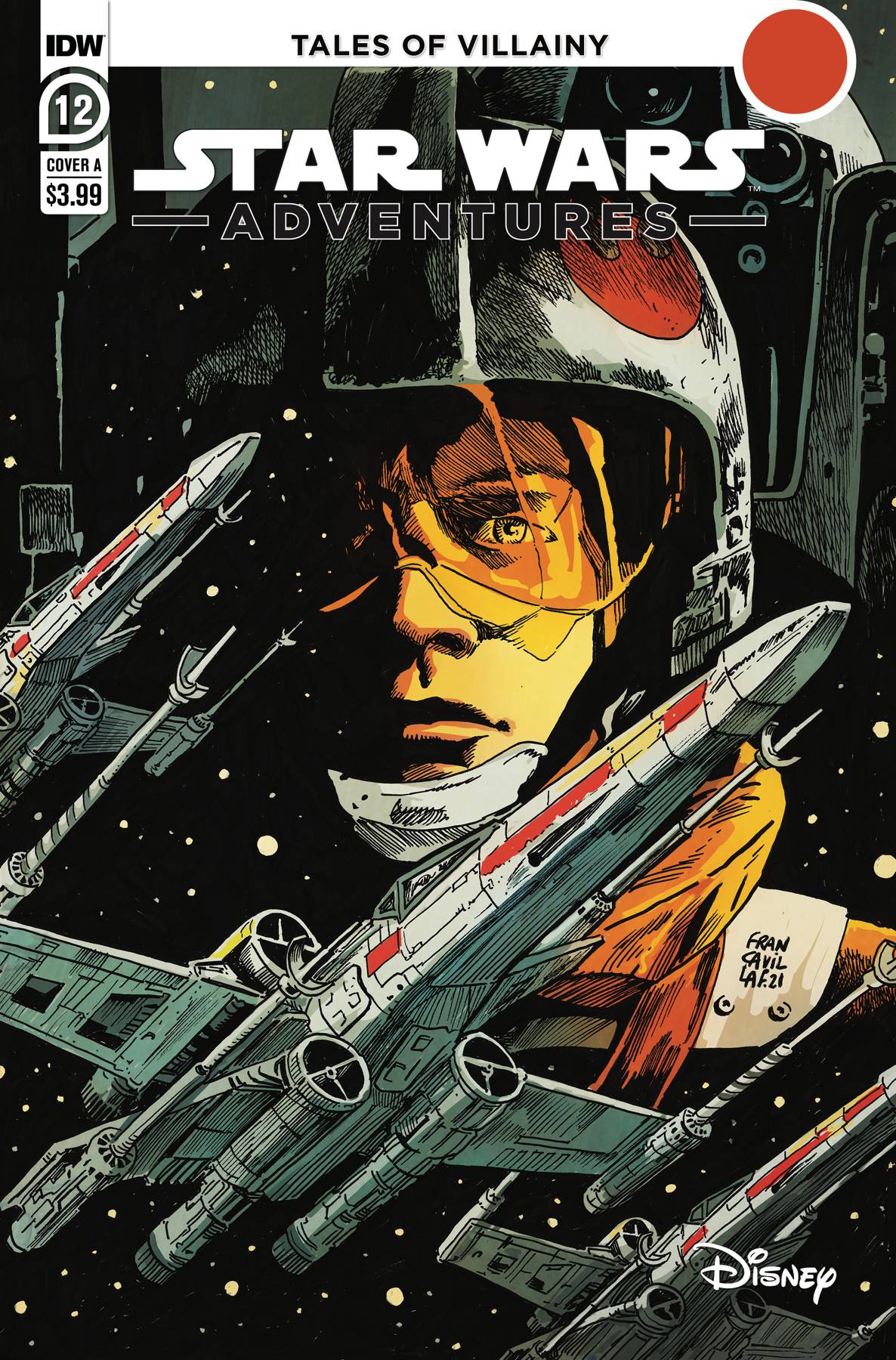 IDW PUBLISHING COMIC BOOK VF/NM STAR WARS ADVENTURES (2021) #12 CVR A FRANCAVILLA