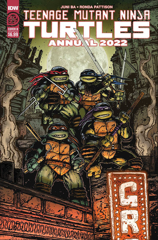 IDW PUBLISHING COMIC BOOK VF/NM TMNT ANNUAL 2022 CVR B EASTMAN