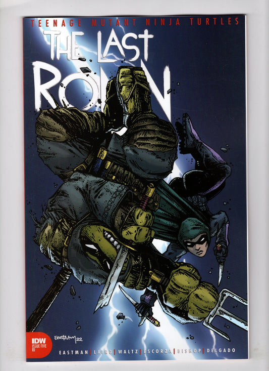 IDW PUBLISHING COMIC BOOK VF/NM TMNT THE LAST RONIN #5 (OF 5) CVR B 10 COPY INCV EASTMAN (NE
