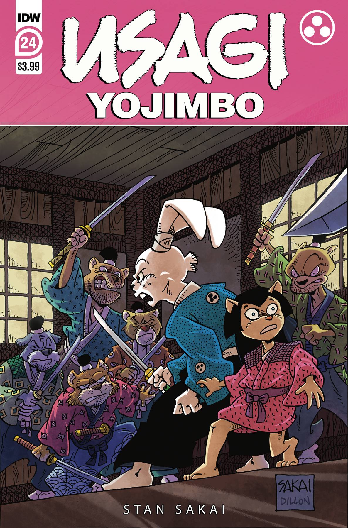 IDW PUBLISHING COMIC BOOK VF/NM USAGI YOJIMBO #24 CVR A SAKAI