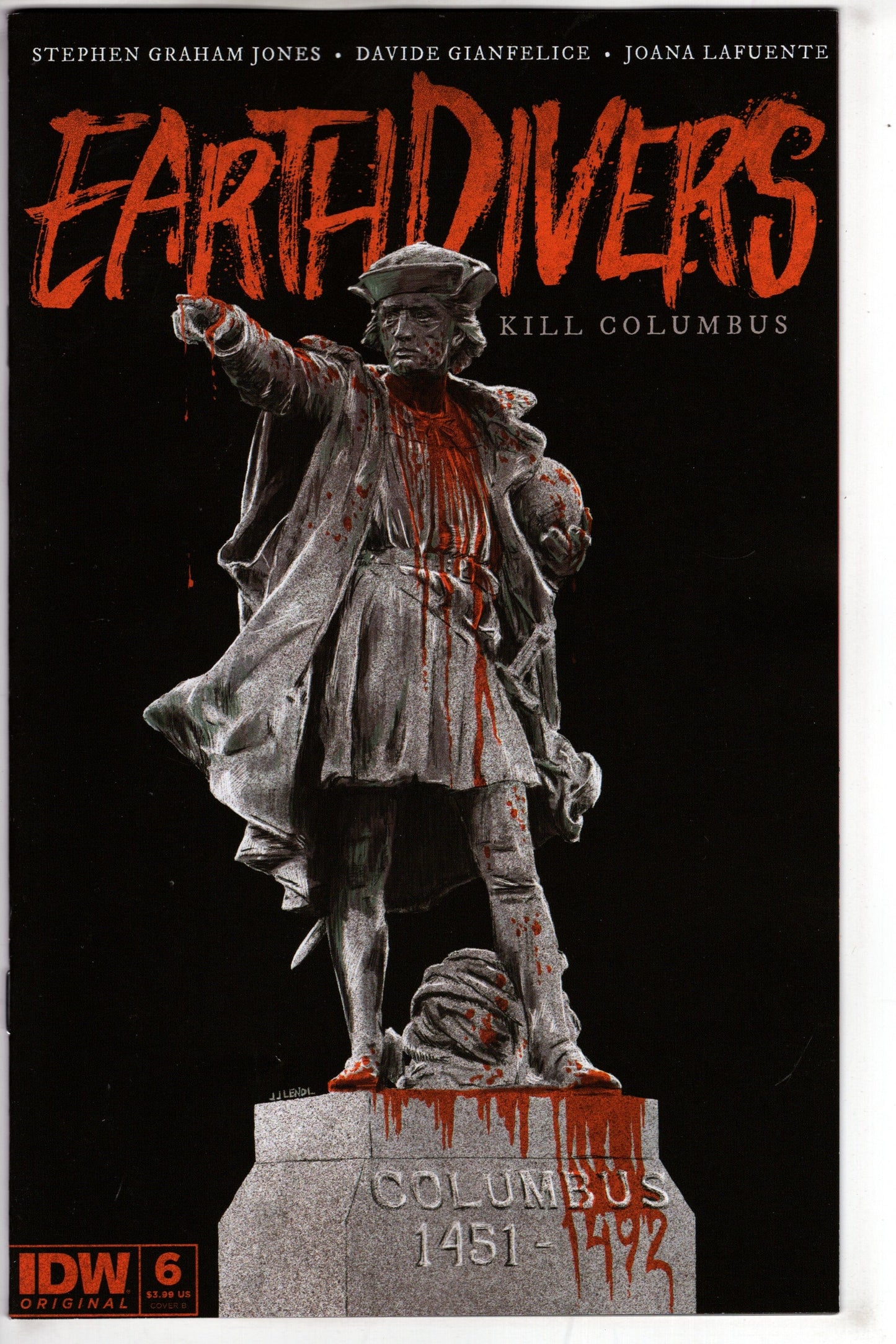 IDW PUBLISHING COMIC BOOKS EARTHDIVERS #6 CVR B LENDL (MR)