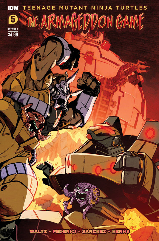 IDW PUBLISHING COMIC BOOKS TMNT ARMAGEDDON GAME #5 CVR A FEDERICI