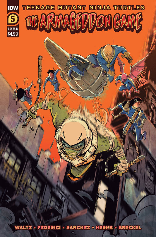 IDW PUBLISHING COMIC BOOKS TMNT ARMAGEDDON GAME #5 CVR B