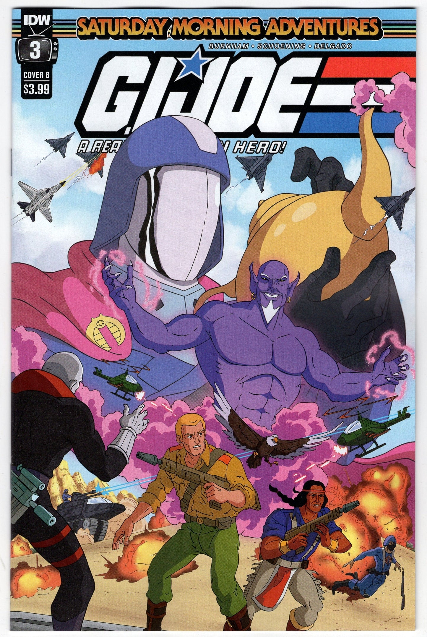 IDW PUBLISHING COMIC BOOKS VF/NM GI JOE RAH SATURDAY MORNING ADV #3 (OF 4) CVR B PHIL MURPHY