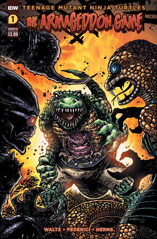 IDW PUBLISHING COMIC BOOKS VF/NM TMNT ARMAGEDDON GAME #1 CVR B EASTMAN